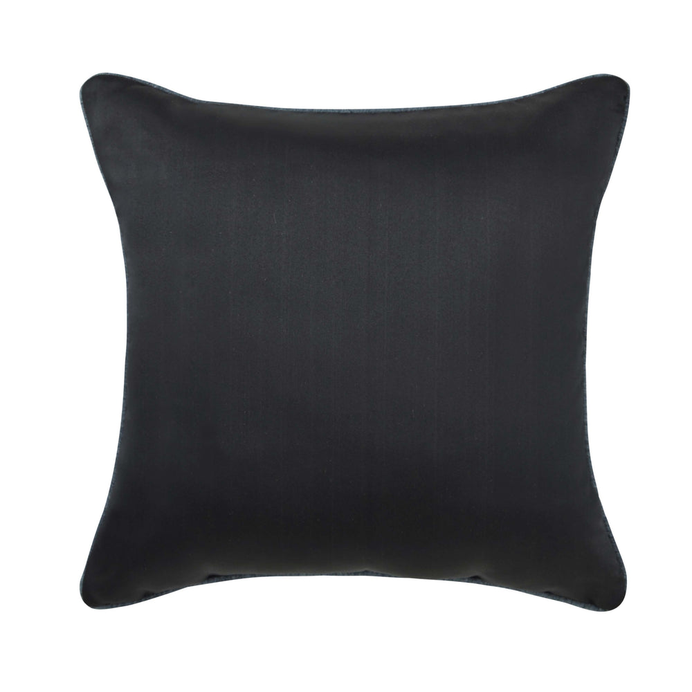 Parallel Slate Square Decorative Throw Pillow 20" x 20" Throw Pillows By J. Queen New York