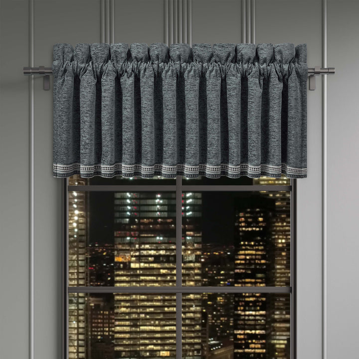 Parallel Slate Straight Window Valance Window Valance By J. Queen New York