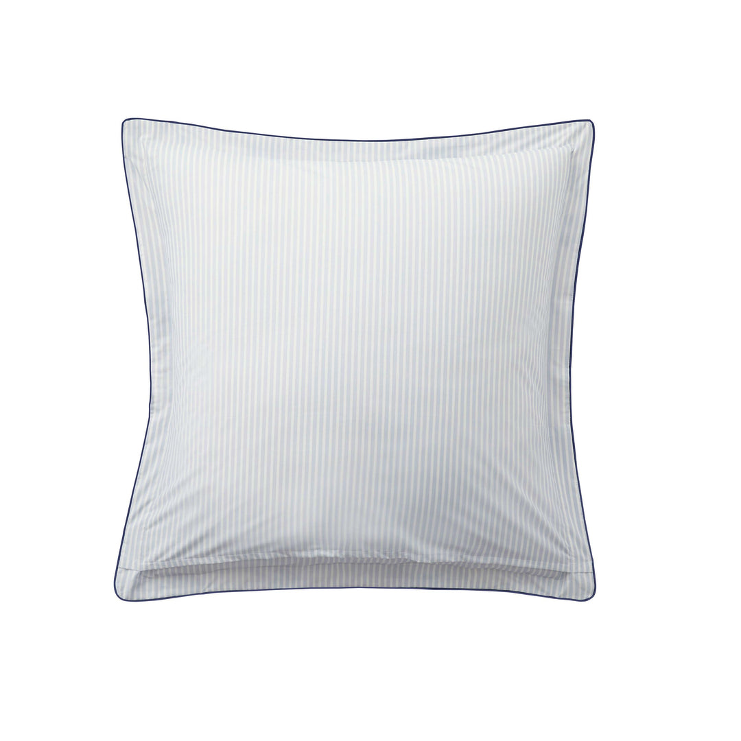 Passé Présent Blue Euro Sham Euro Sham By Anne de Solène