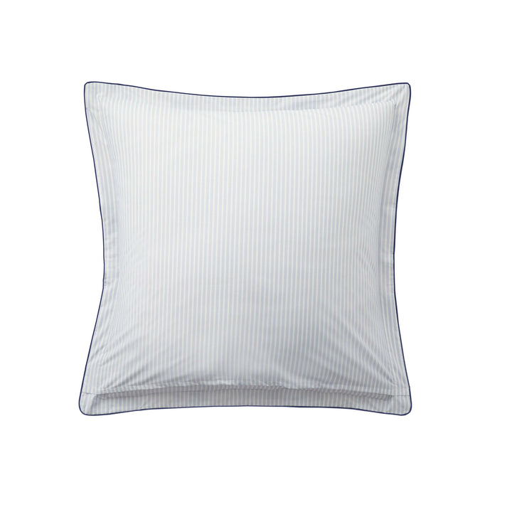 Passé Présent Blue Euro Sham Euro Sham By Anne de Solène