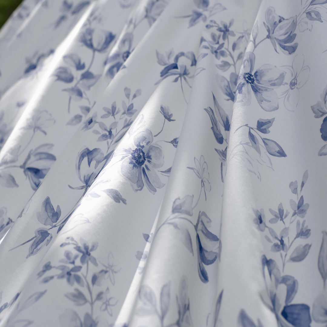 Passé Présent Blue Flat Sheet Flat Sheet By Anne de Solène