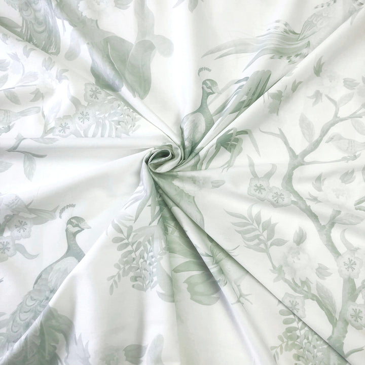 Peacock Lane Toile Sage 8 Piece Duvet Cover Set Duvet Covers By Colcha Linens