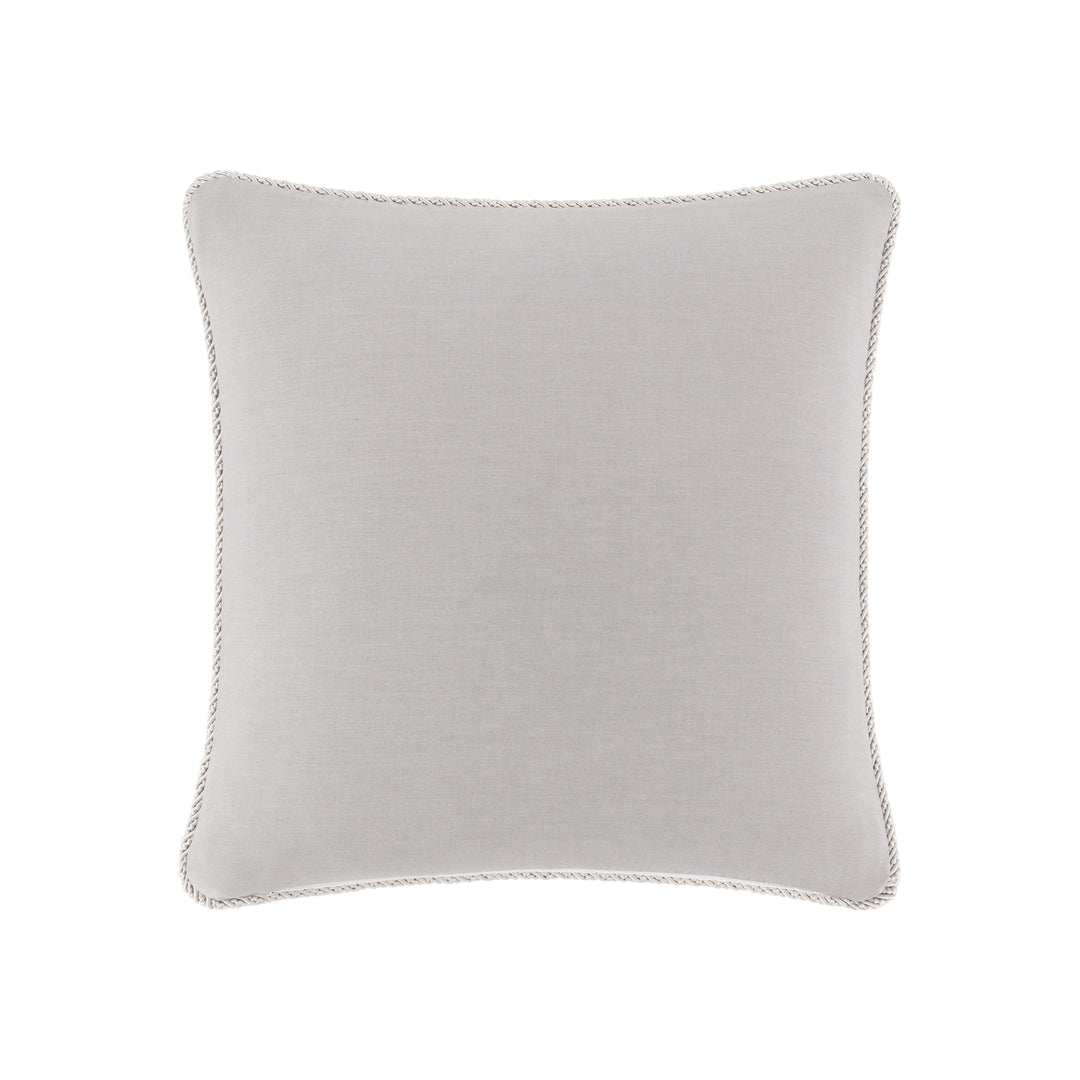 Penelope Grey Square Decorative Throw Pillow 18" x 18" Throw Pillows By P/Kaufmann