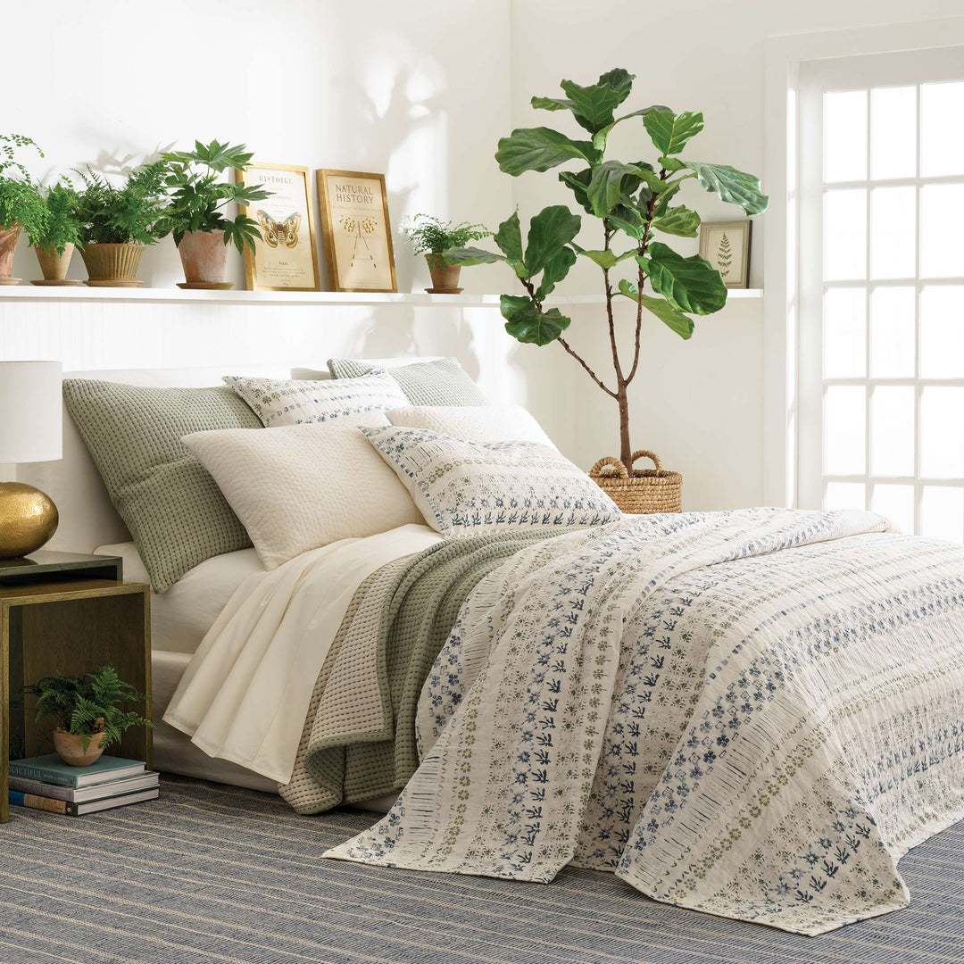 Pick Stitch Matelasse Coverlet Coverlet By Annie Selke