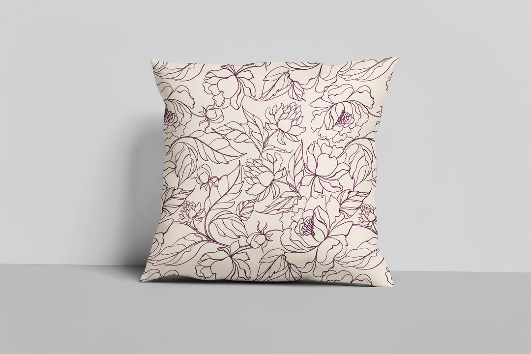 Bebejan Plum Haze Square Decorative Throw Pillow - Final Sale Throw Pillows By US Office - Latest Bedding