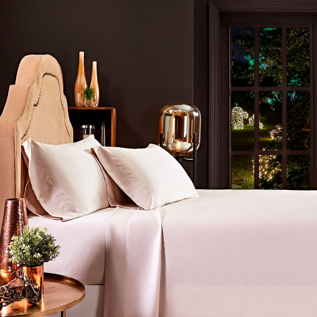 Merida TENCEL LYOCELL 400 Thread Count Sateen Sheet Set Sheet Set By Orchids Lux Home