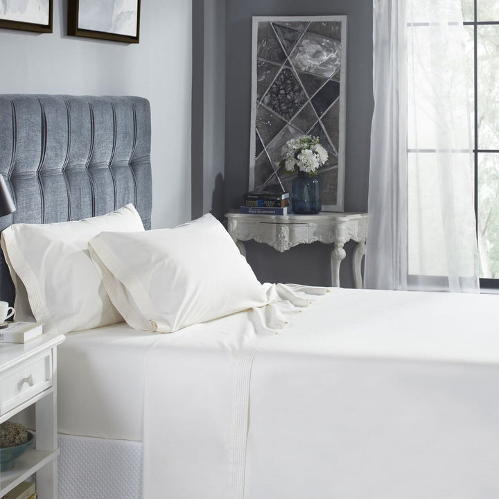 Venice Egyptian Cotton Percale 400 Thread Count Sheet Set Sheet Set By Orchids Lux Home