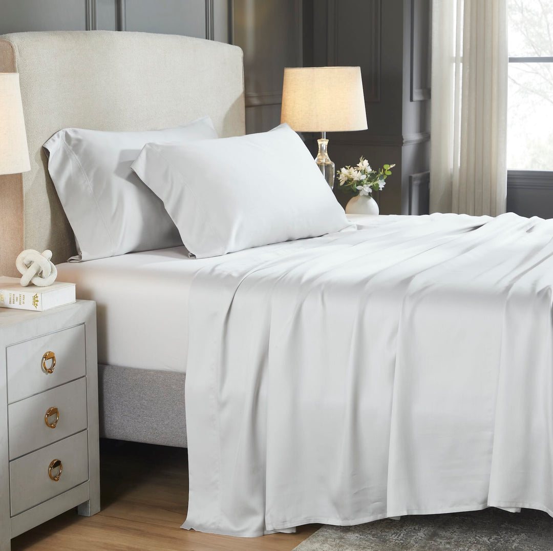 Merida TENCEL LYOCELL 400 Thread Count Sateen Sheet Set Sheet Set By Orchids Lux Home