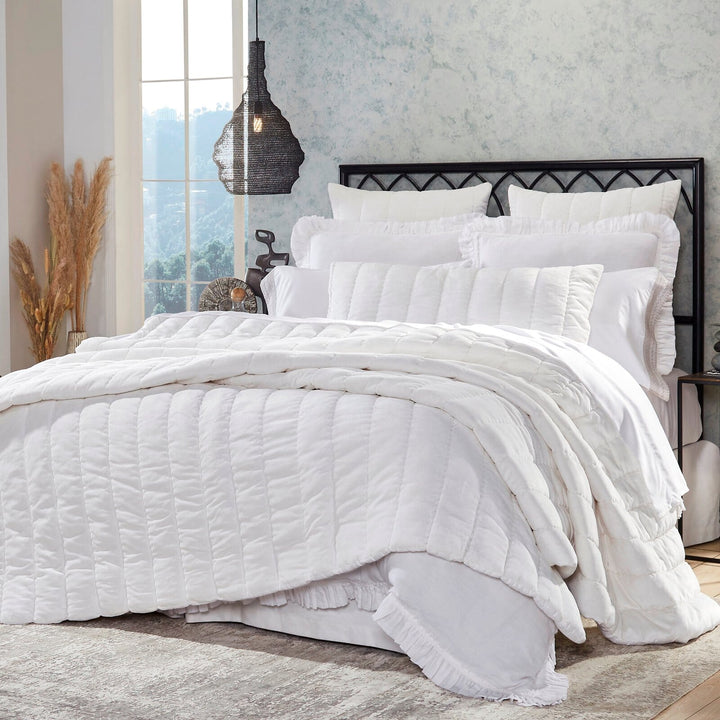 Gatsby Channel Velvet Quilt Quilt Sets By Orchids Lux Home