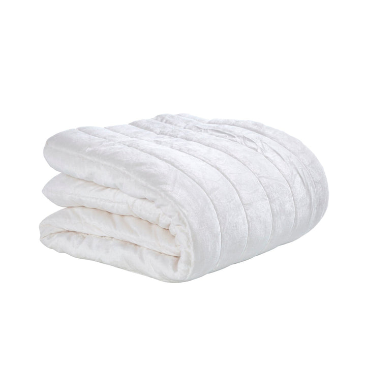 Gatsby Channel Velvet Quilt Quilt Sets By Orchids Lux Home