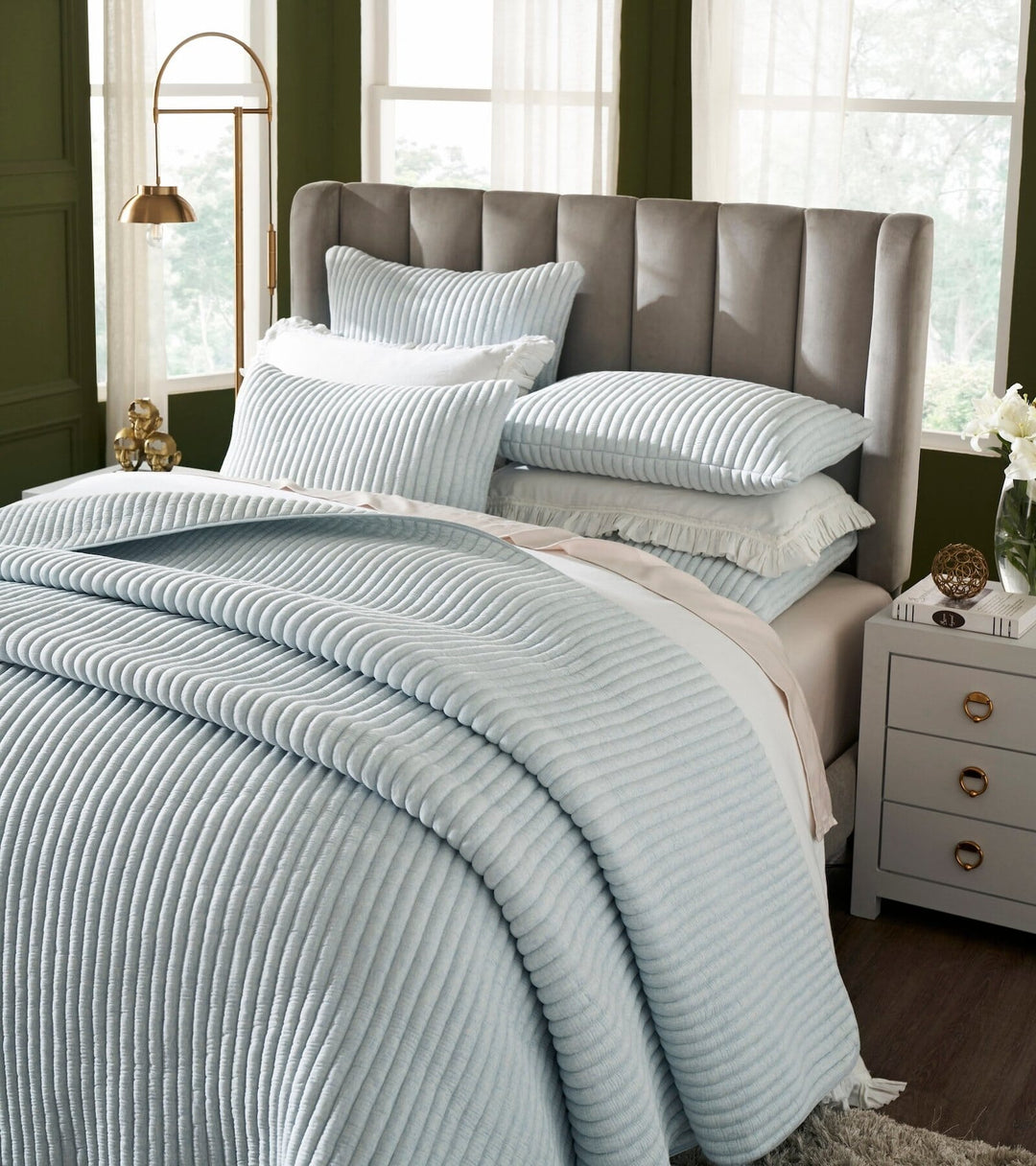 Charlton Cotton Jersey Channel Quilt Quilt Sets By Orchids Lux Home