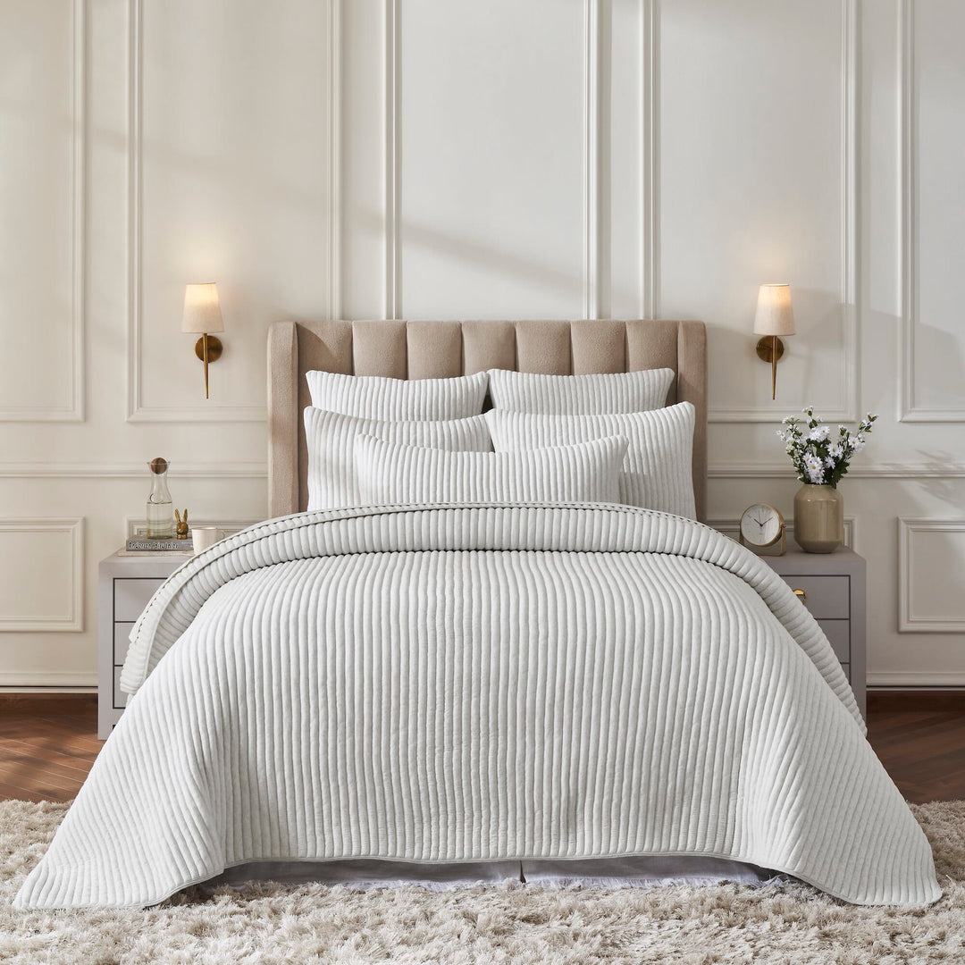 Charlton Cotton Jersey Channel Quilt Quilt Sets By Orchids Lux Home