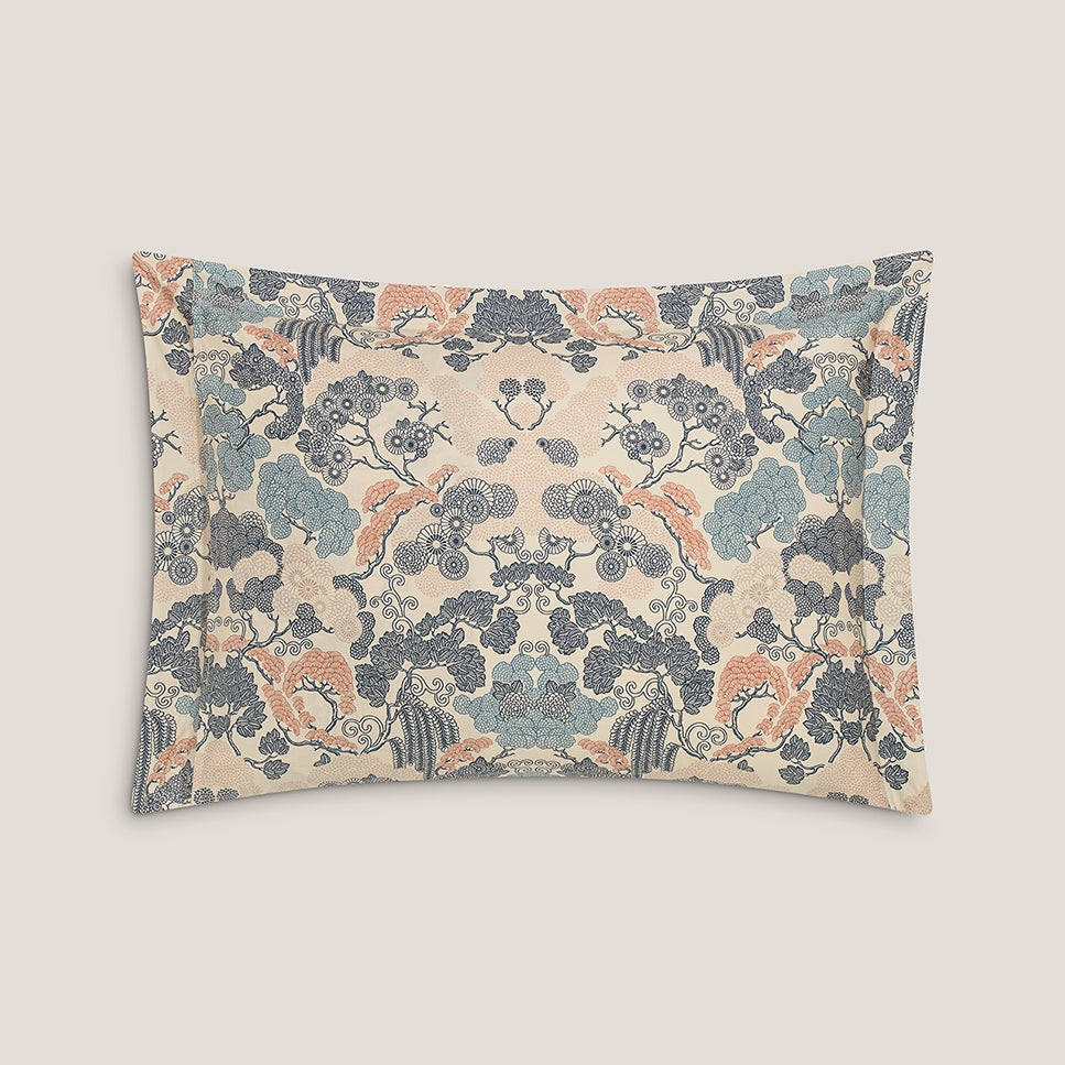 Rioko Beige/Blue Pillowcase Pillowcase By Togas