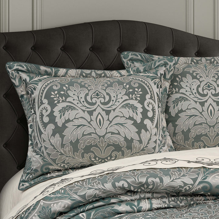 Renata Teal 4 Piece Comforter Set Comforter Sets By J. Queen New York