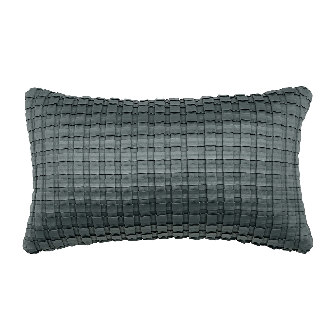 Renata Teal Boudoir Decorative Throw Pillow 20" x 12" Throw Pillows By J. Queen New York