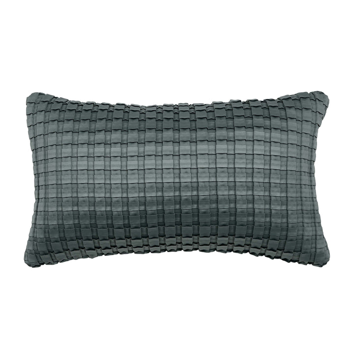 Renata Teal Boudoir Decorative Throw Pillow 20" x 12" Throw Pillows By J. Queen New York