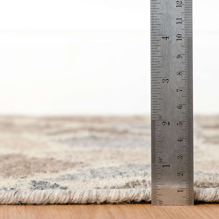 Rufus Stone Kilim Natural Handwoven Wool Rug Rug By Annie Selke