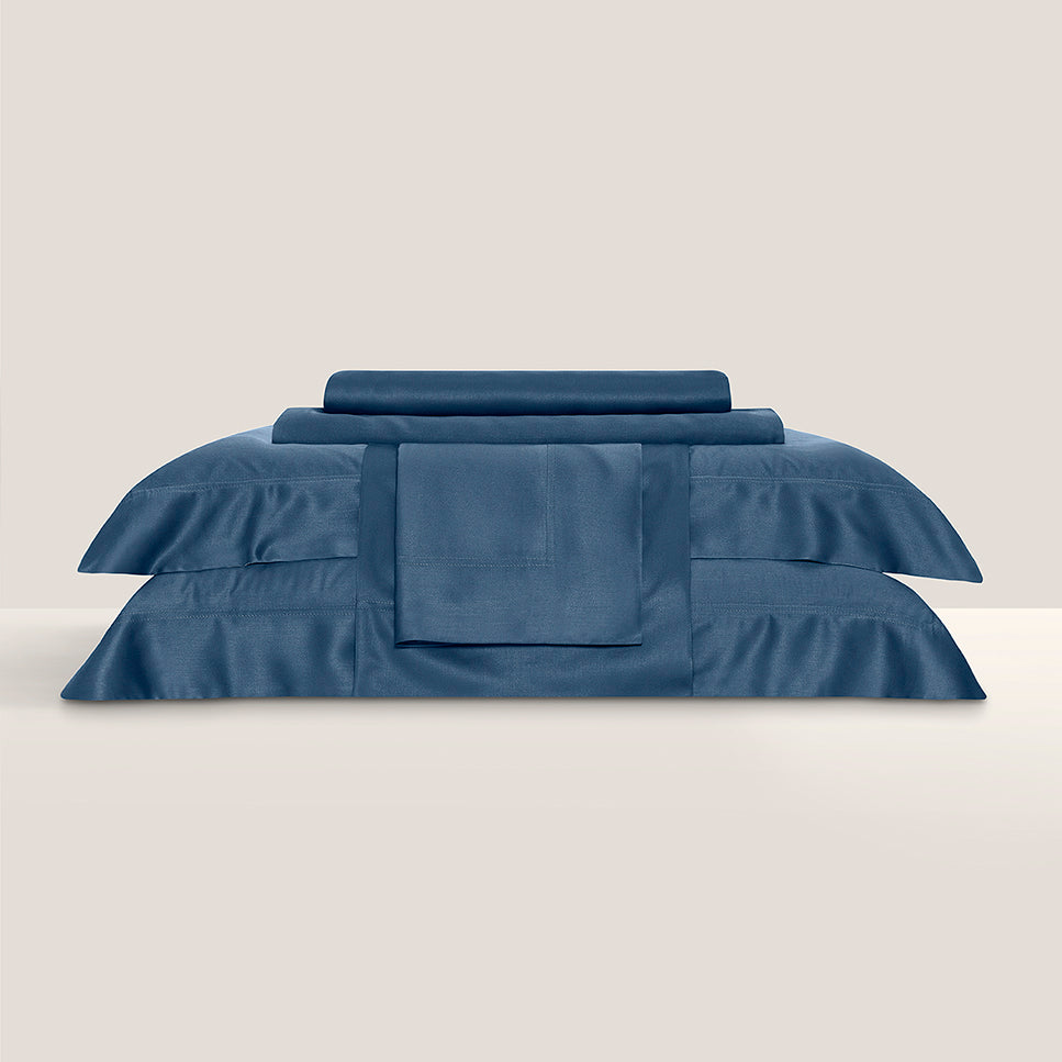 SENSA Blue Fitted Sheet Fitted Sheet By Togas