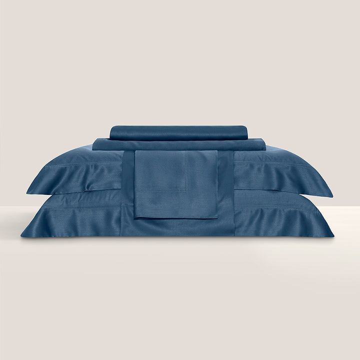 SENSA Blue Fitted Sheet Fitted Sheet By Togas