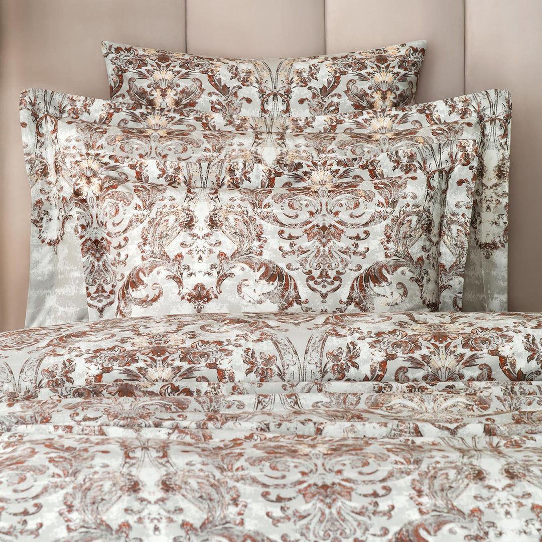 Shelton Beige-Brown Duvet Cover Duvet Covers By Togas