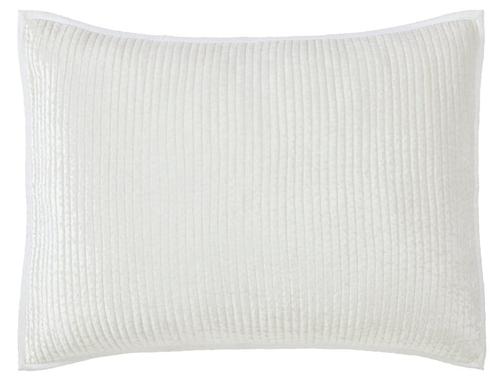Spencer Channel Stitch Velvet Sham Sham By Orchids Lux Home