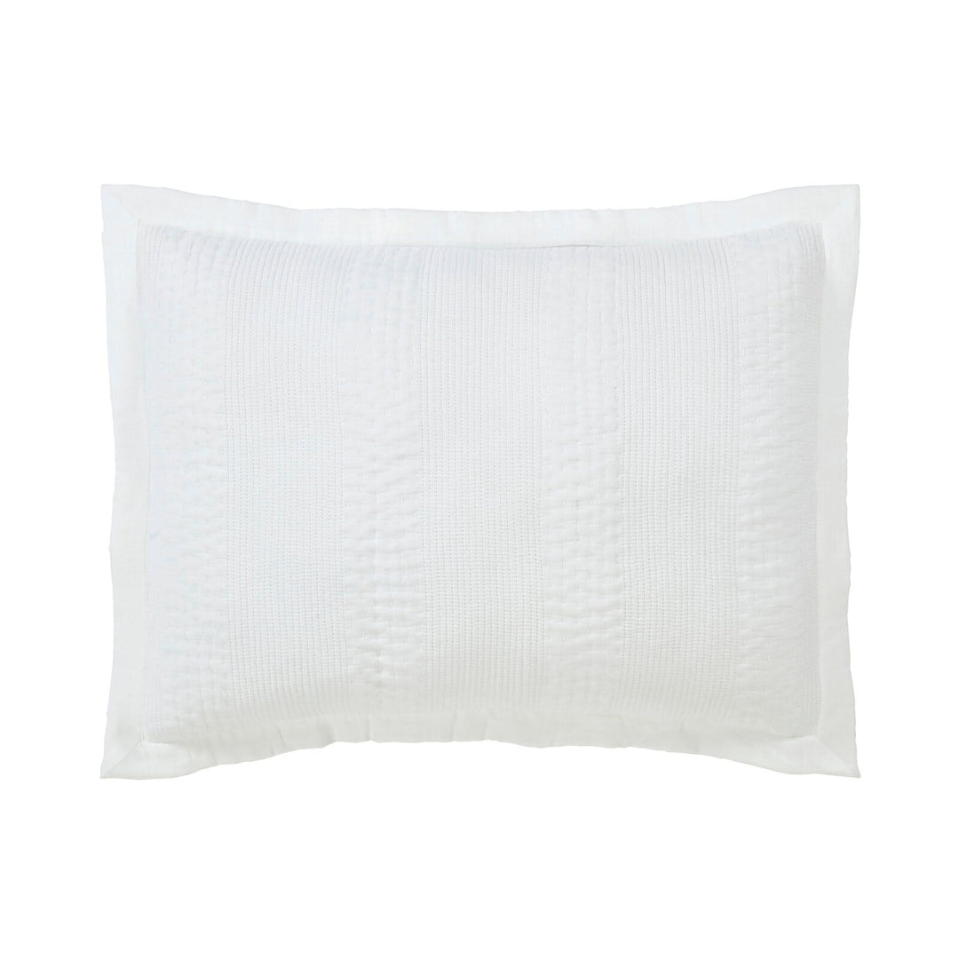 Laysan Channel Quilted Cotton Sham Sham By Orchids Lux Home