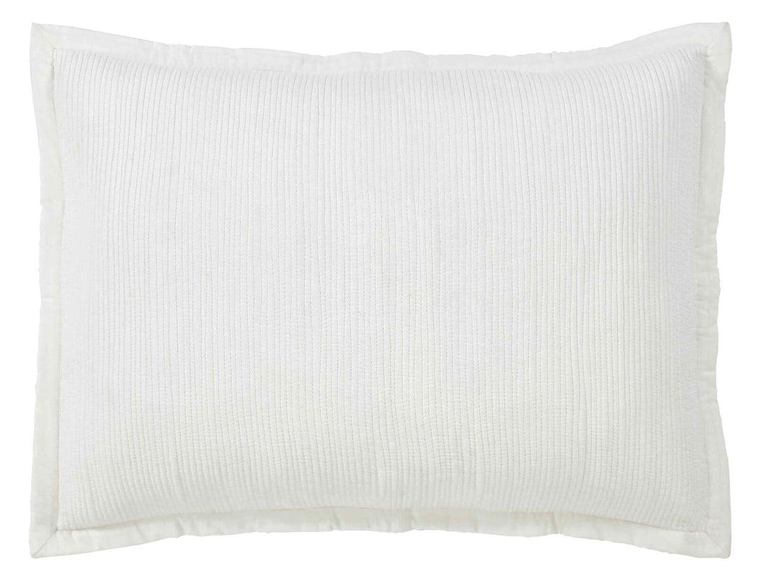 Laela Channel Stitch Cotton Sham