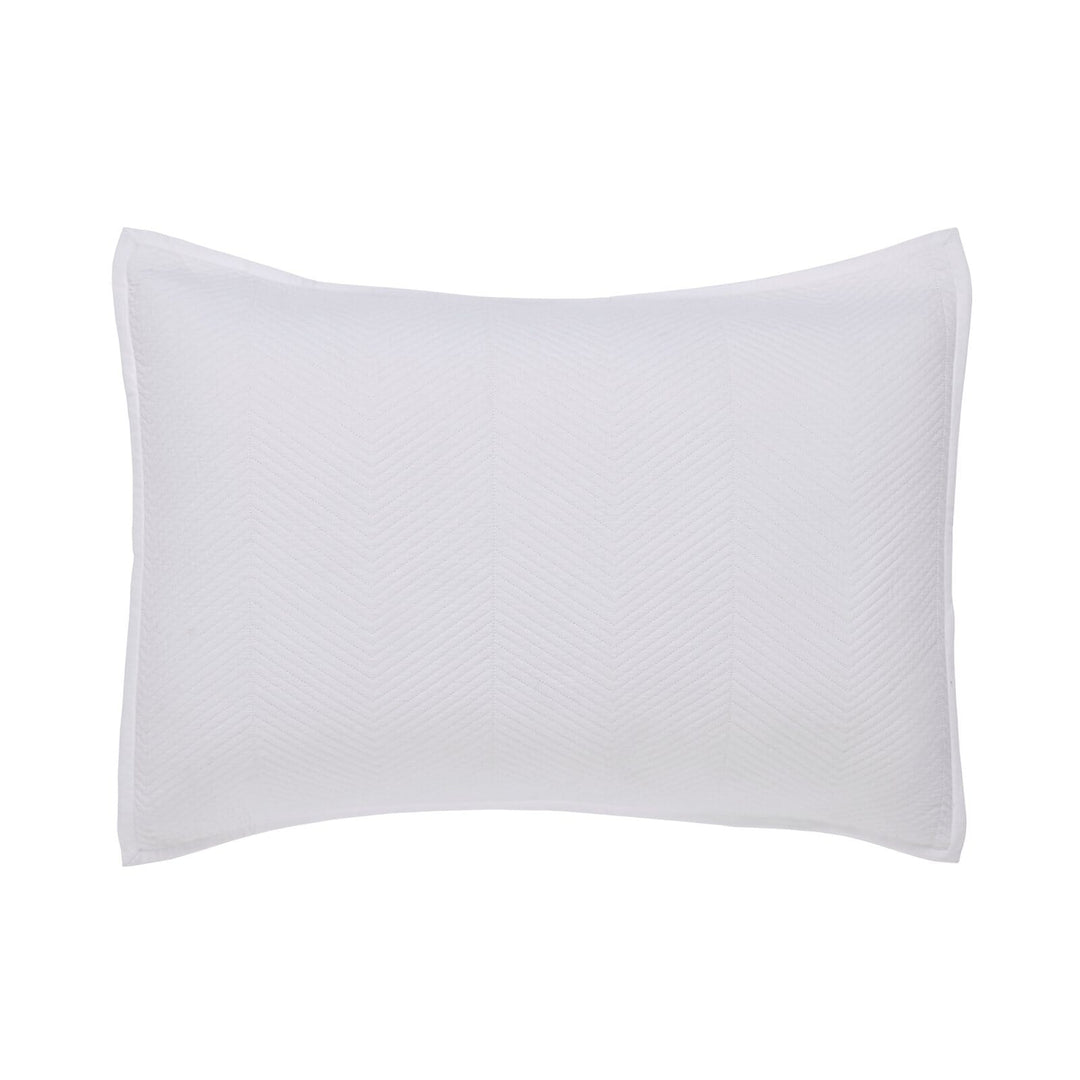 Athena Chevron Cotton Sateen Sham Sham By Orchids Lux Home