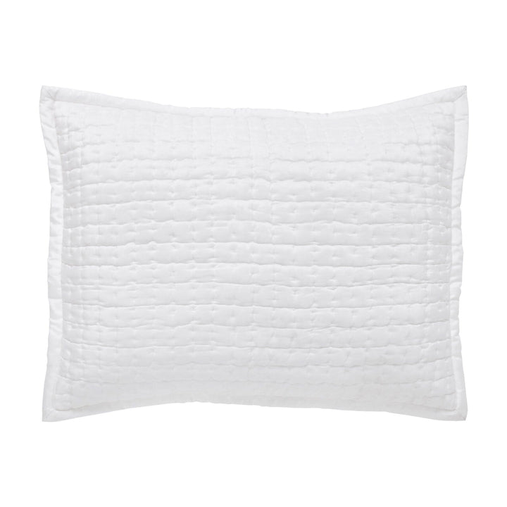 Malibu Silk Square Quilted Sham Sham By Orchids Lux Home