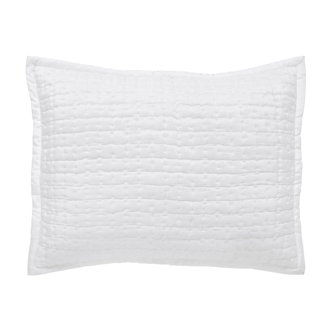 Malibu Silk Square Quilted Sham Sham By Orchids Lux Home