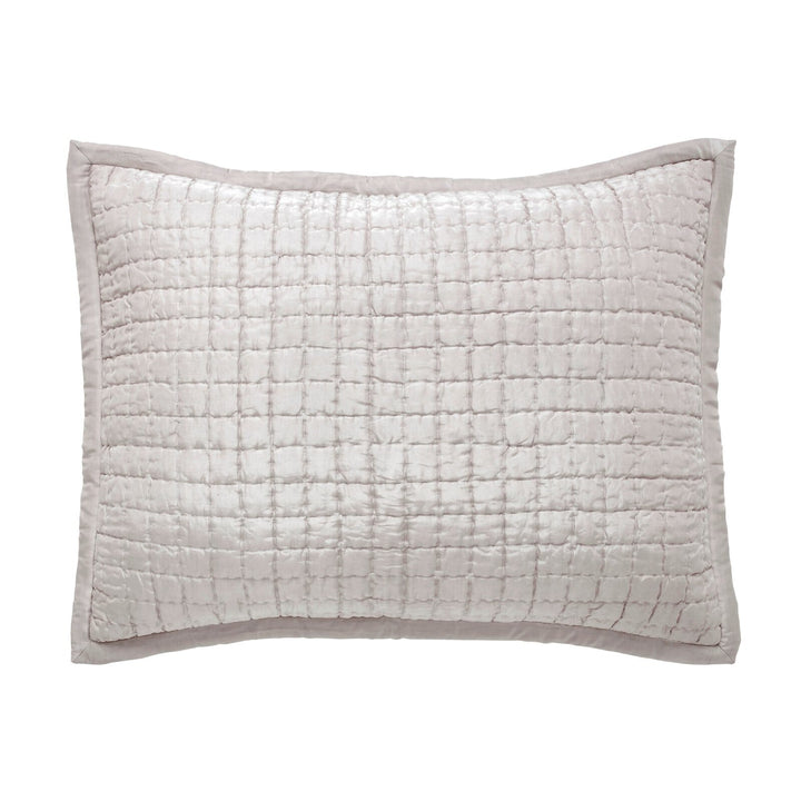 Malibu Silk Square Quilted Sham Sham By Orchids Lux Home