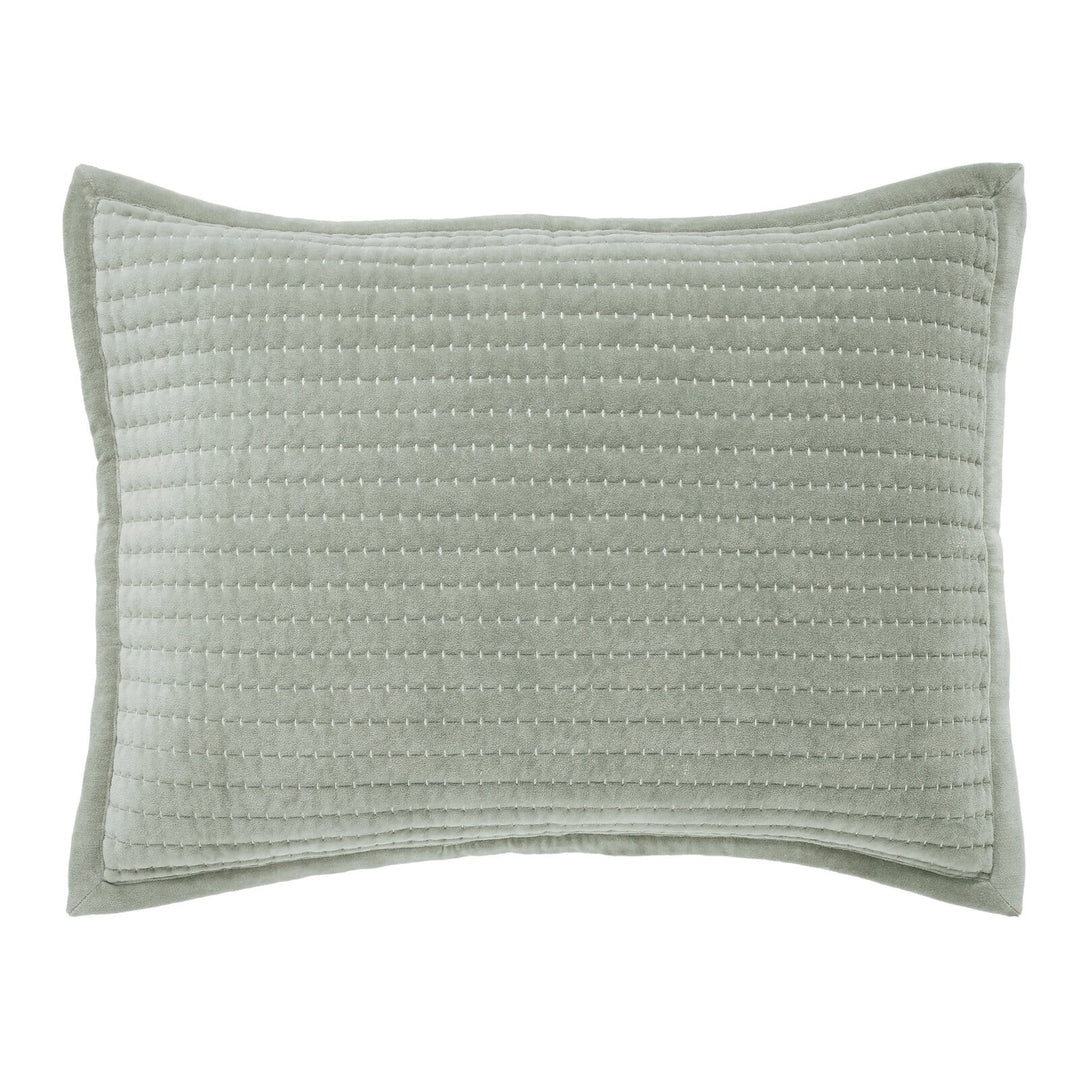 Milton Channel Stitched Velvet Sham Sham By Orchids Lux Home