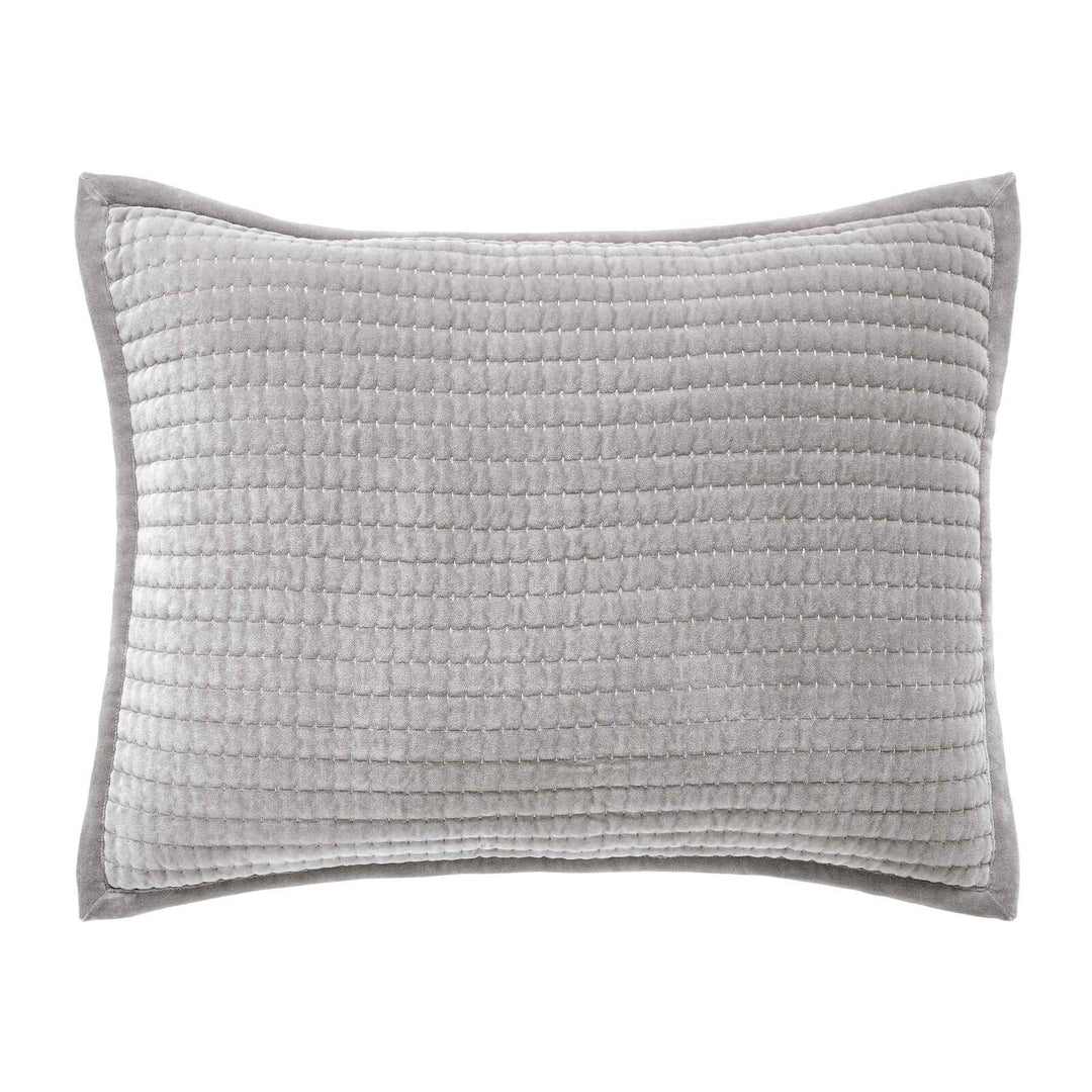 Milton Channel Stitched Velvet Sham Sham By Orchids Lux Home