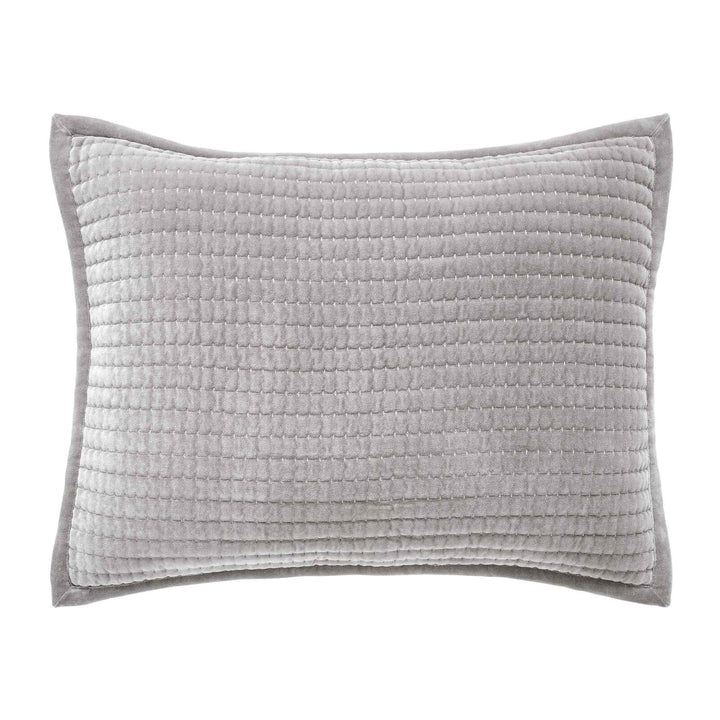 Milton Channel Stitched Velvet Sham Sham By Orchids Lux Home