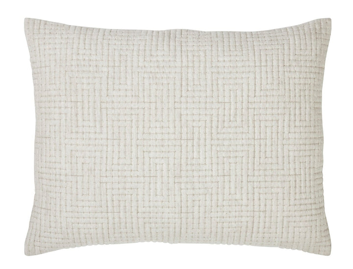 Maze Geometric Linen Sham Sham By Orchids Lux Home