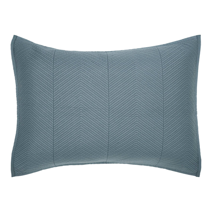 Athena Chevron Cotton Sateen Sham Sham By Orchids Lux Home