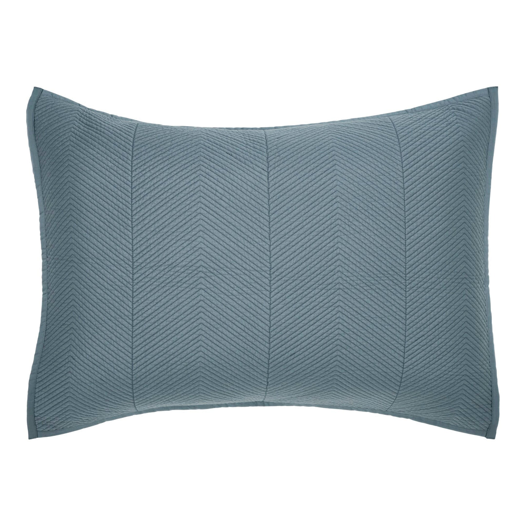 Athena Chevron Cotton Sateen Sham