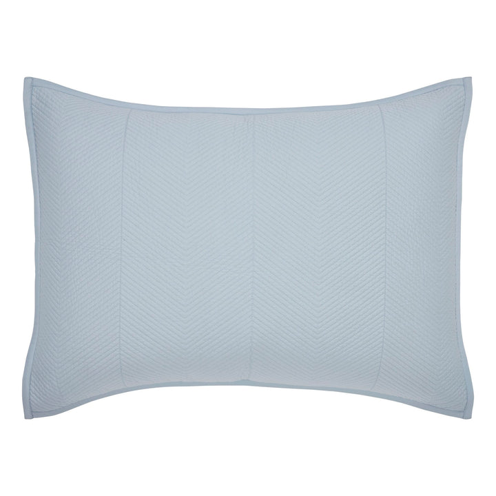 Athena Chevron Cotton Sateen Sham Sham By Orchids Lux Home