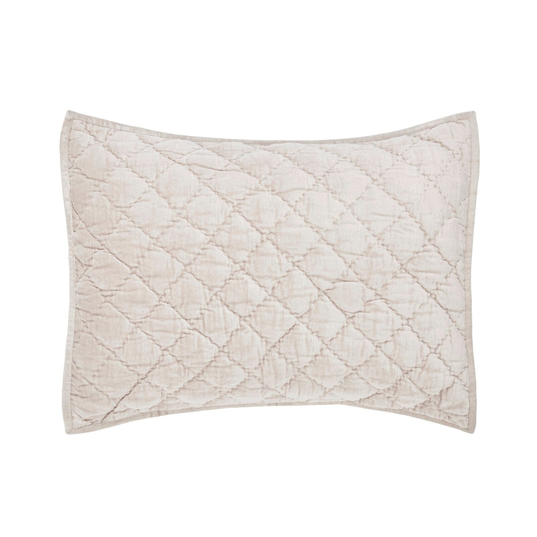 Clermont Diamond Velvet Sham Sham By Orchids Lux Home