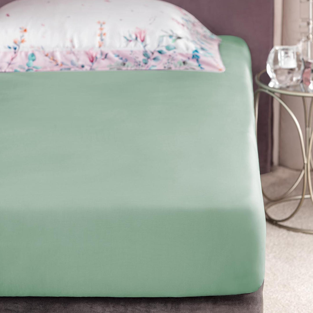 Suzette Light Turquoise Fitted sheet Fitted Sheet By Togas