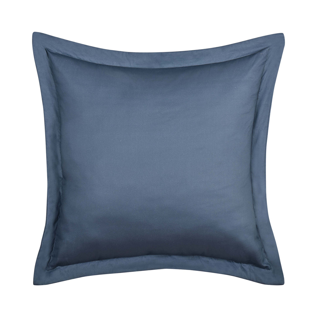 Sara Blue Square Decorative Throw Pillow 20" x 20" Throw Pillows By J. Queen New York