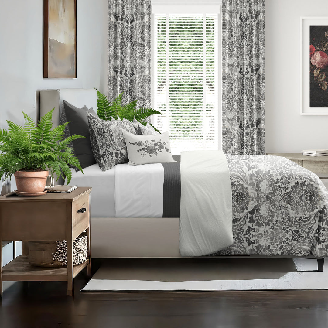 Savannah Iron 8 Piece Duvet Cover Set Duvet Covers By Colcha Linens