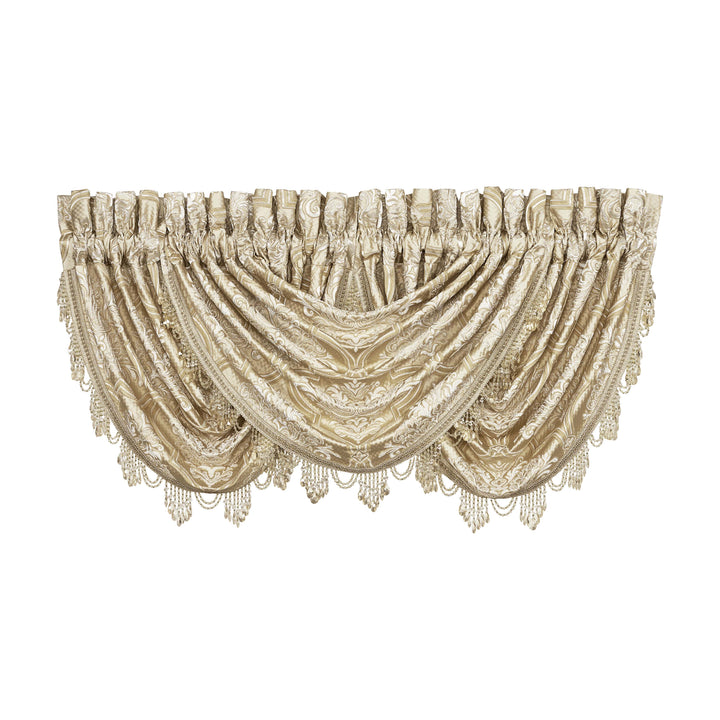 Sezanne Champagne Waterfall Window Valance Window Valance By J. Queen New York