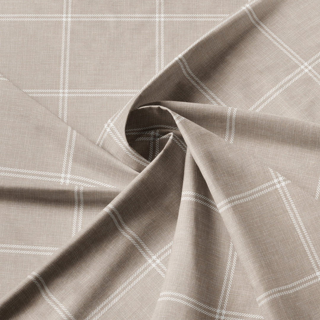 Shay Window Pane Natural 8 Piece Comforter Set Comforter Sets By Colcha Linens