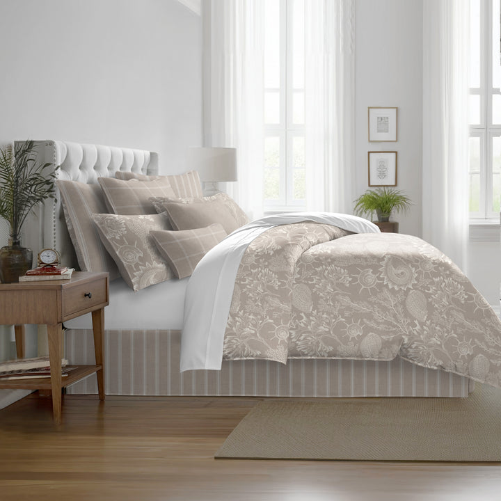 Shellabrate Natural 8 Piece Coverlet Set Coverlet By Colcha Linens