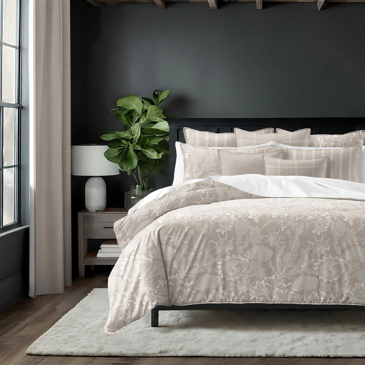 Shellabrate Natural 8 Piece Comforter Set Comforter Sets By Colcha Linens