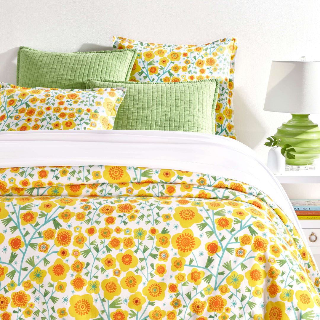 Silly Sunflowers Duvet Cover Duvet Covers By Annie Selke