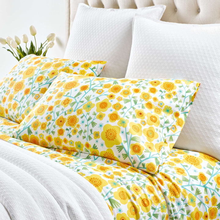 Silly Sunflowers Sheet Set Sheet Sets By Annie Selke