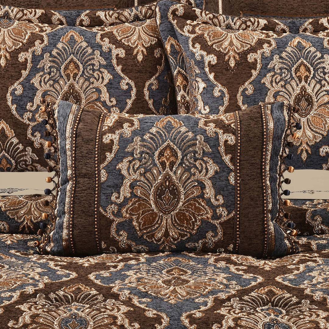 Sofia Wedgewood Boudoir Decorative Throw Pillow 21" x 15" Throw Pillows By J. Queen New York