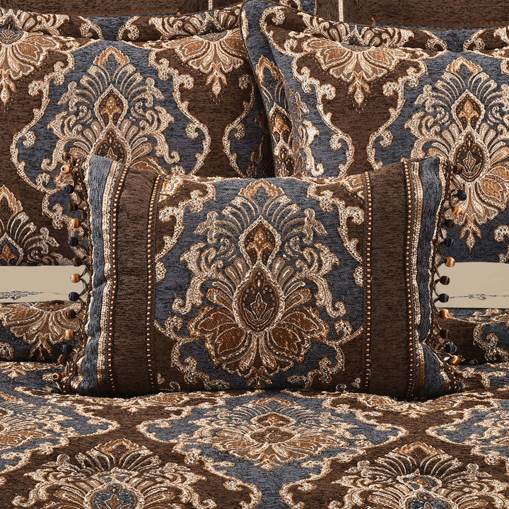 Sofia Wedgewood Boudoir Decorative Throw Pillow 21" x 15" Throw Pillows By J. Queen New York